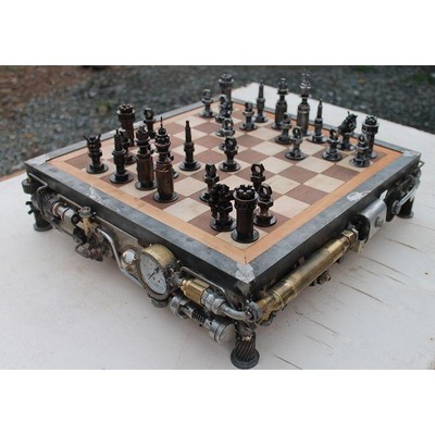 Image for: Steampunk Chess Set, by Ram Mallari Jr.