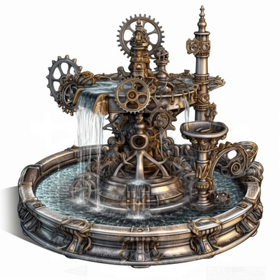 Image for: Steampunk fountain