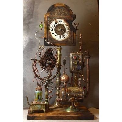 Image for: Capt. Bland's Steam Powered Clock