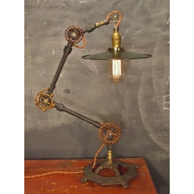 Image for: Vintage Industrial Desk Lamp by DW Vintage