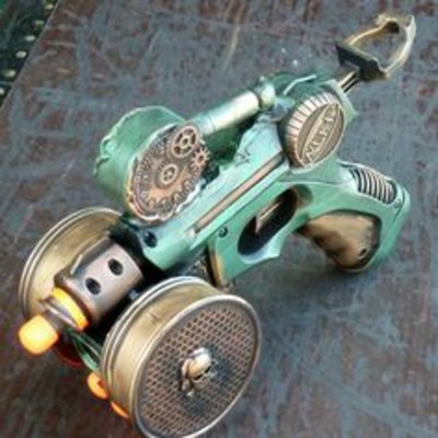 Image for: Steampunk gun NERF