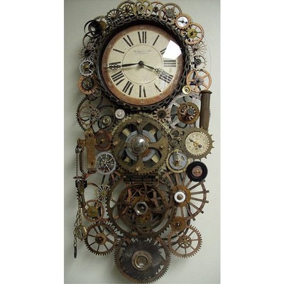 Image for: Steampunk Genuine pendulum Clock by rasslinmiss on Flickr
