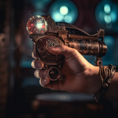 Image for: Steampunk handgun ray #2
