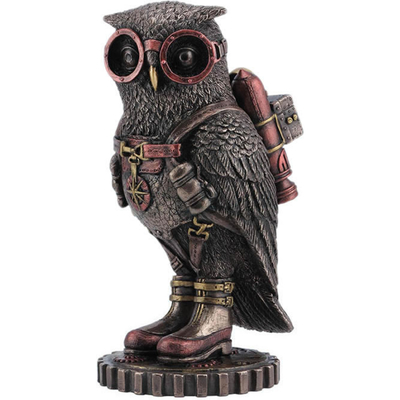 Image for: Steampunk Owl Sculpture