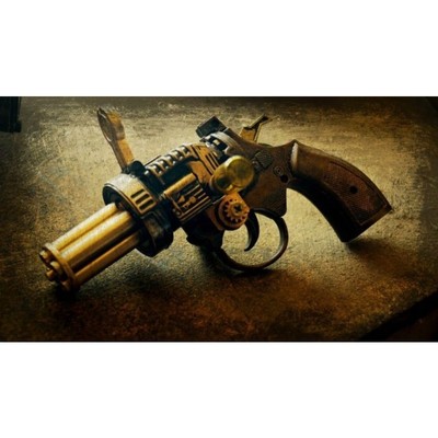 Image for: Gatling barrel pocket pistol - The Steampunk Empire