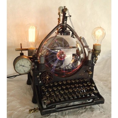 Image for: OOAK STEAMPUNK LAMP
