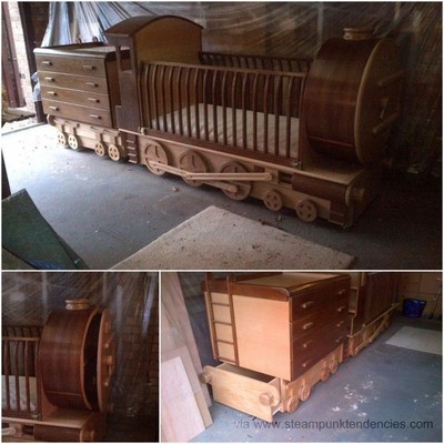 Image for: Train Cot Bed