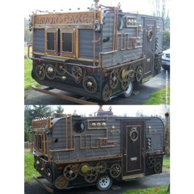 Image for: Steampunk food cart - ArtisanCakeCompany 