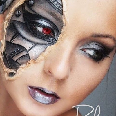Image for: Cool cyborg special effects makeup
