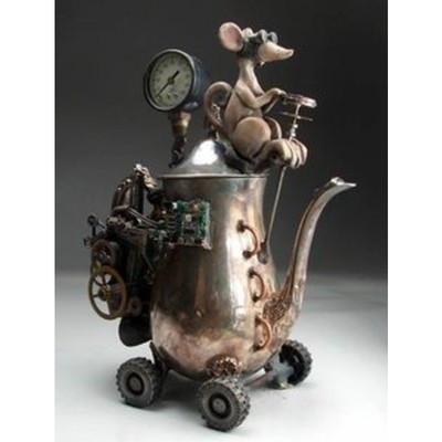 Image for: Steampunk style teapot by Michael Grafton