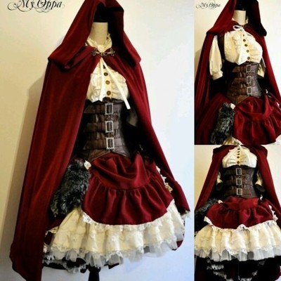 Image for: Little red riding hood steampunk dress by My Oppa